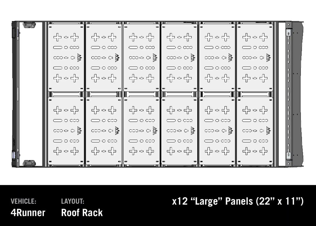 DRIFTR Roof Rack fits 2010-2024 Toyota 4Runner