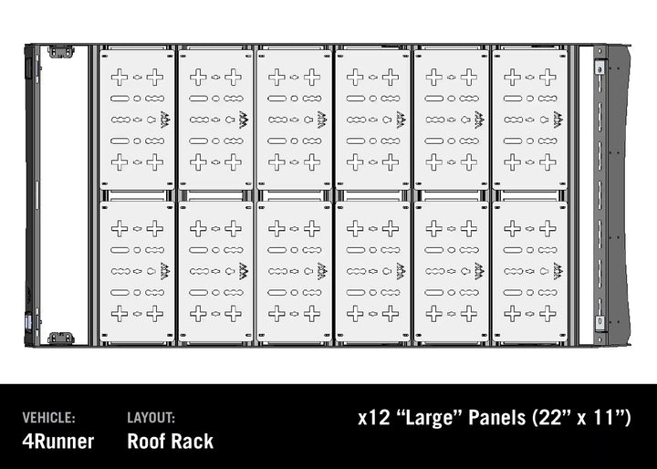DRIFTR Roof Rack fits 2010-2024 Toyota 4Runner