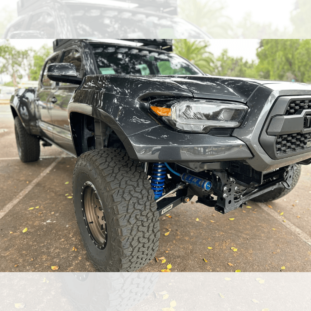 6" Bulge Off Road Fiberglass Fenders/Ext Fits 2016+ Toyota Tacoma