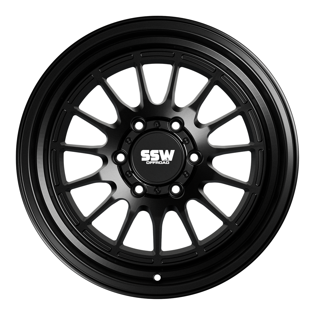 Dakar / Matte Black / 17x9.0 +0