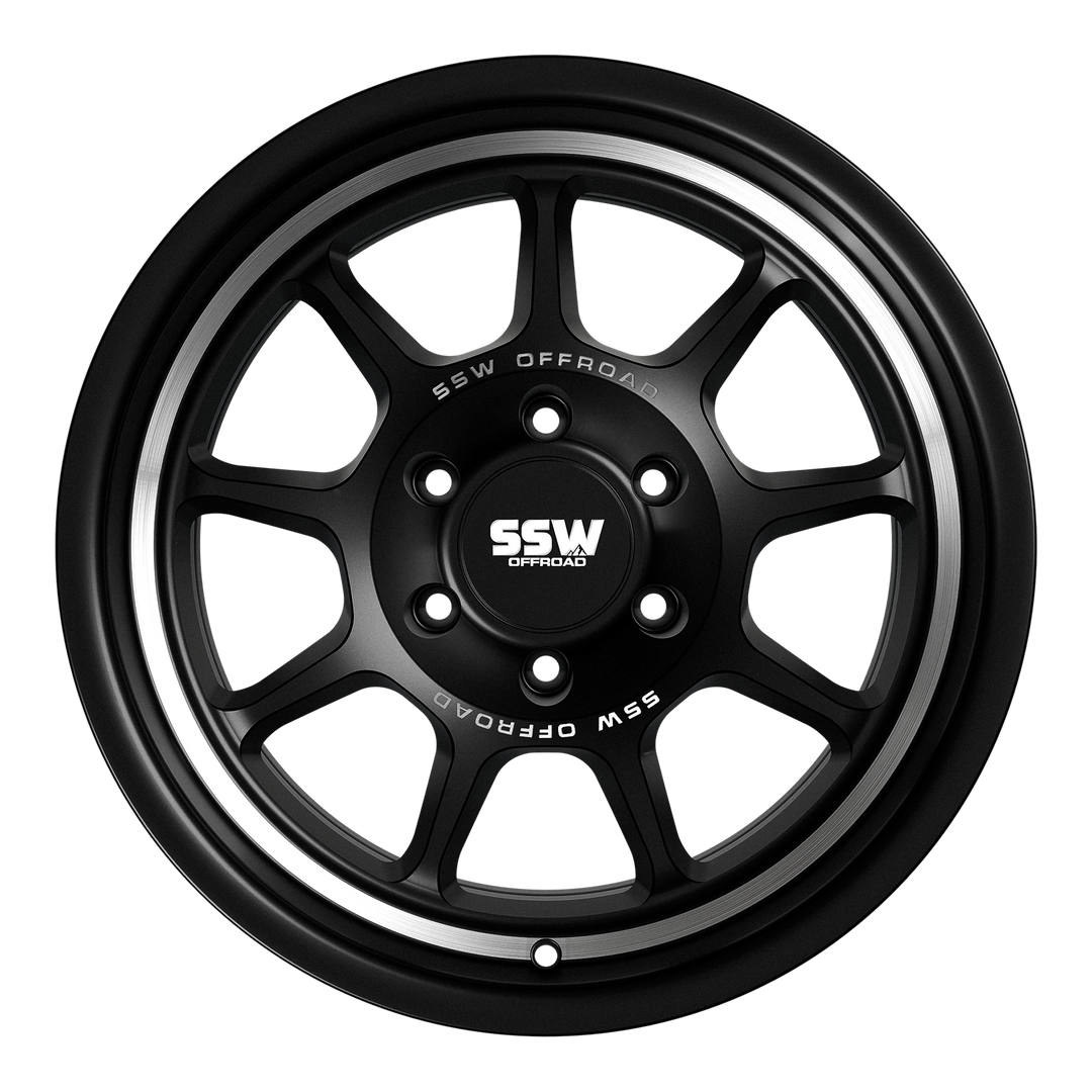Nova / Matte Black /  17x9.0 -25