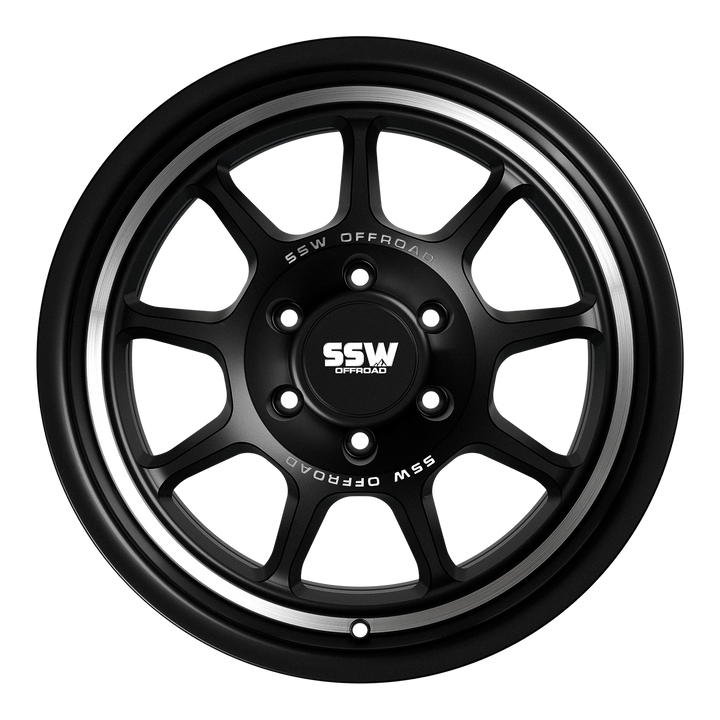 Nova / Matte Black /  17x9.0 -25