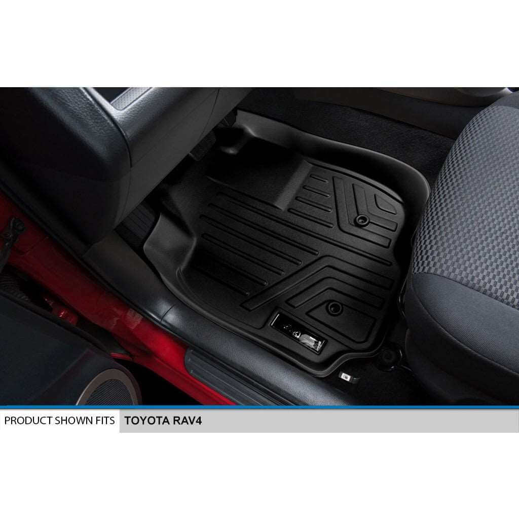 SMARTLINER Custom Fit Floor Liners fits 2006-2012 Toyota RAV4 (without 3rd Row Seat)