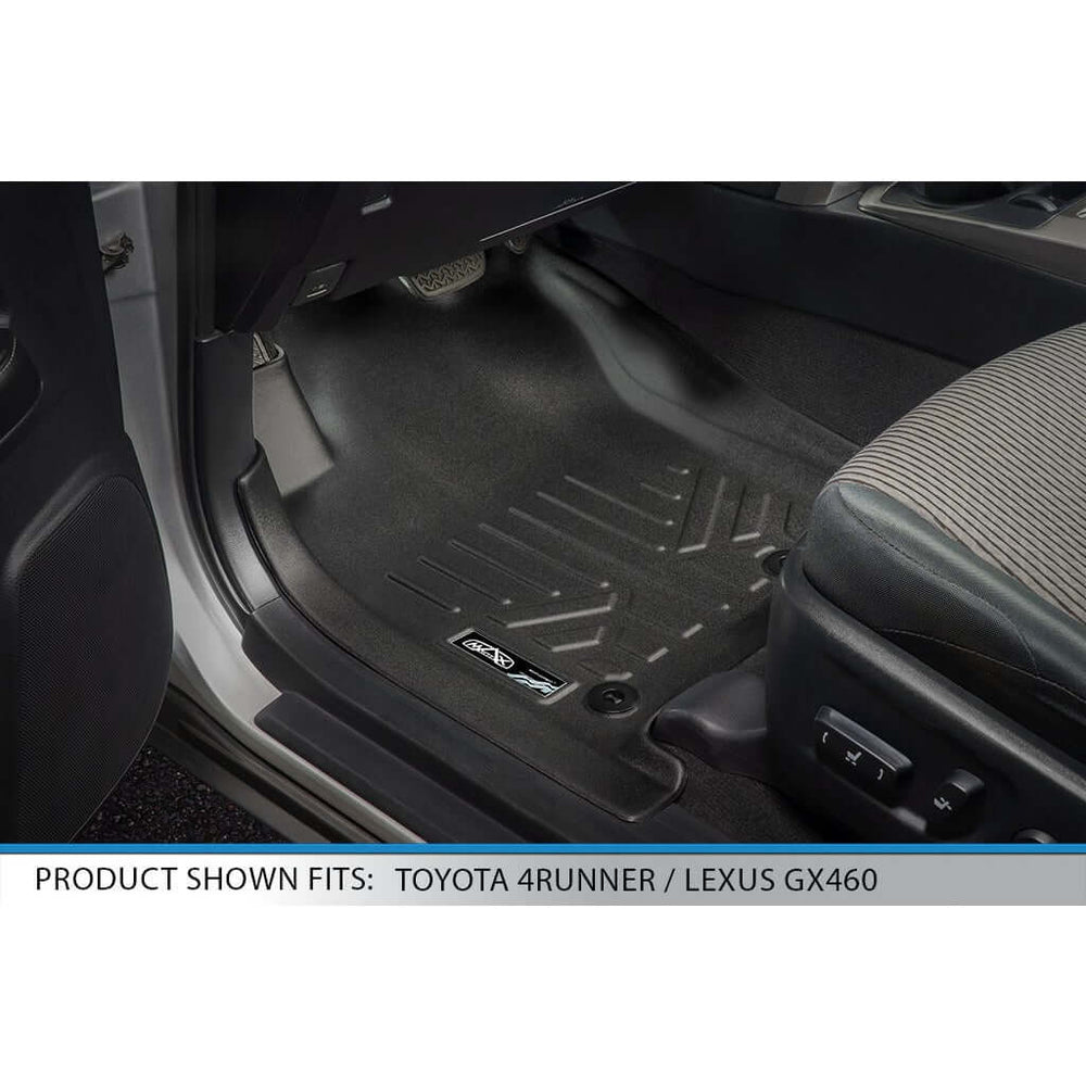 SMARTLINER Custom Fit Floor Liners fits 2013-2024 Toyota 4Runner (5 Passenger without Sliding Rear Tray)