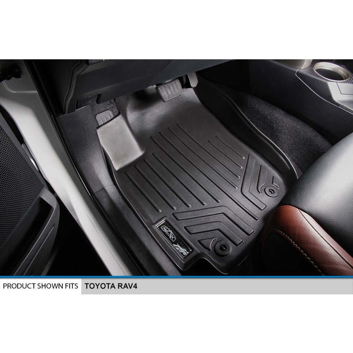 SMARTLINER Custom Fit Floor Liners fits 2013-2018 Toyota RAV4 (No Electric or Hybrid Models)