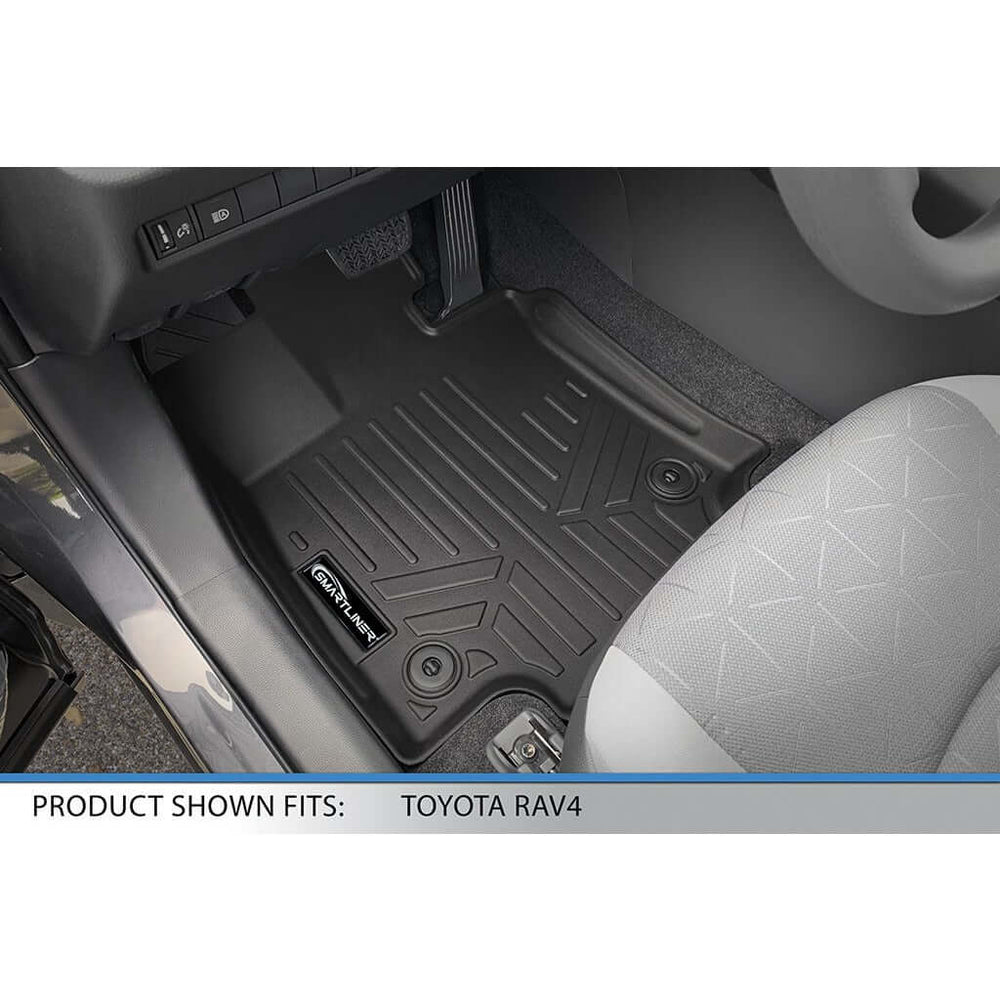 SMARTLINER Custom Fit Floor Liners fits 2019+ Toyota RAV4 (No Hybrid Models)