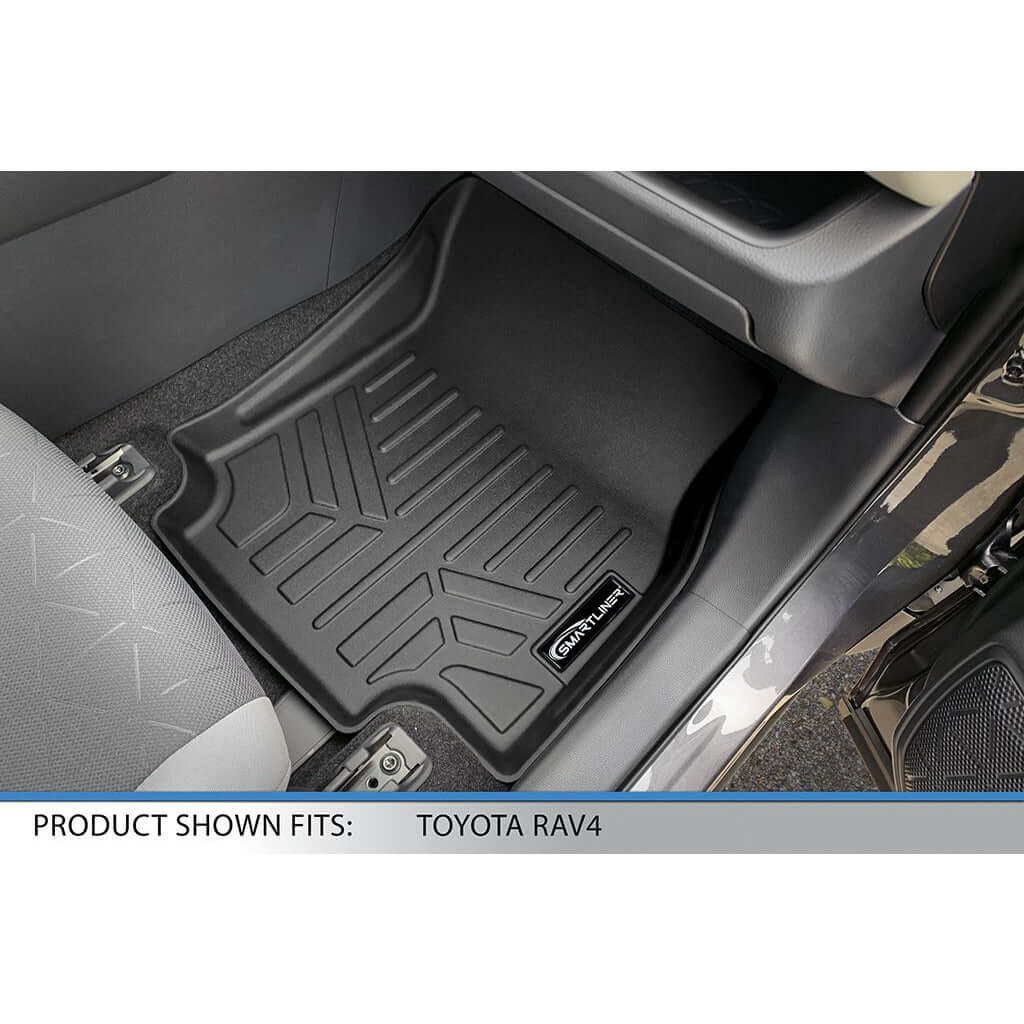 SMARTLINER Custom Fit Floor Liners fits 2019+ Toyota RAV4 (No Hybrid Models)