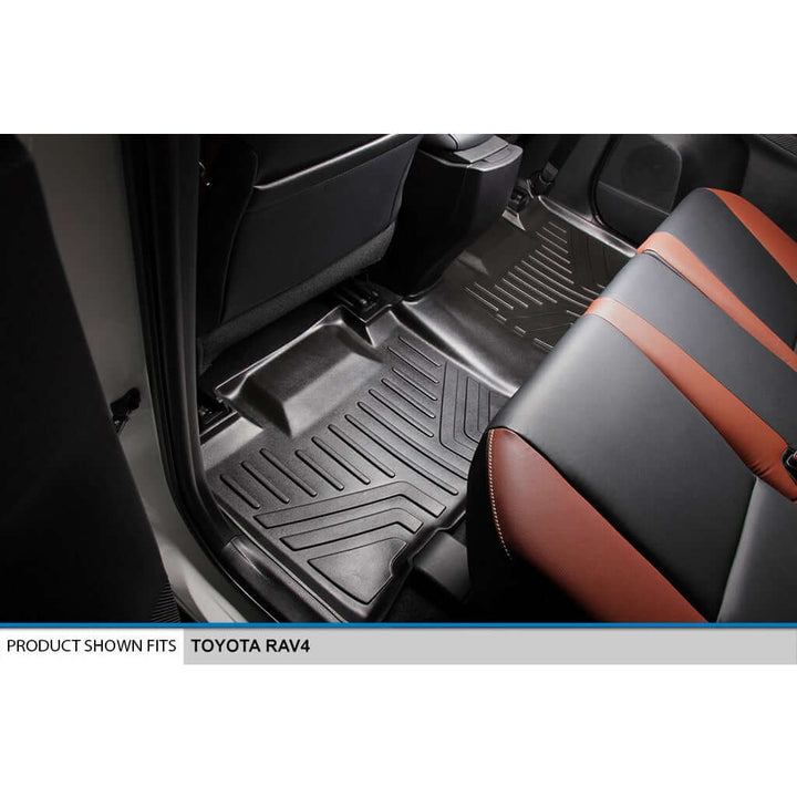 SMARTLINER Custom Fit Floor Liners fits 2013-2018 Toyota RAV4 (No Electric or Hybrid Models)