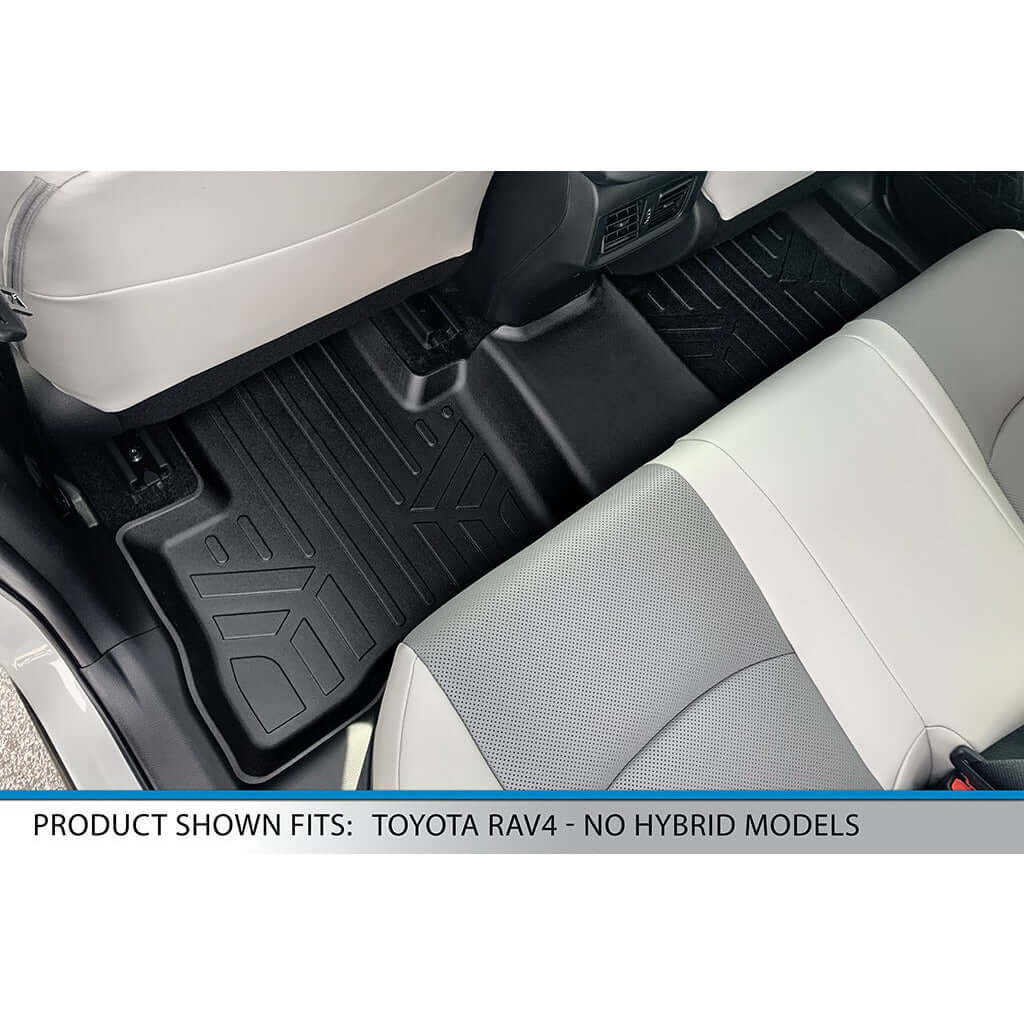 SMARTLINER Custom Fit Floor Liners fits 2019+ Toyota RAV4 (No Hybrid Models)