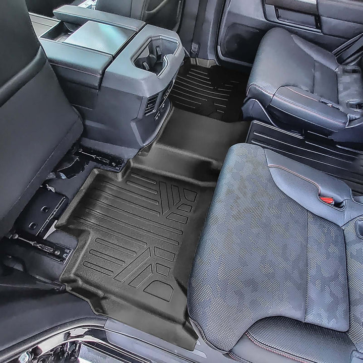 SMARTLINER Custom Fit Floor Liners fits 2023+ Toyota Sequoia (7 Passenger Model without Center Console)