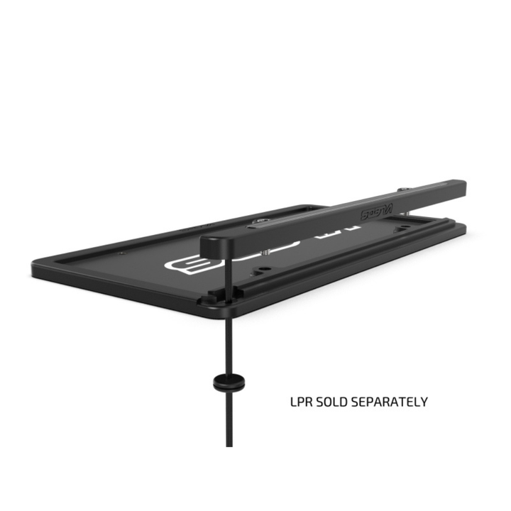 Billet Aluminum License Plate Frame For LPR / LPX Powder Coated Satin Black