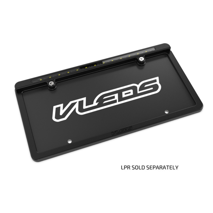 Billet Aluminum License Plate Frame For LPR / LPX Powder Coated Satin Black