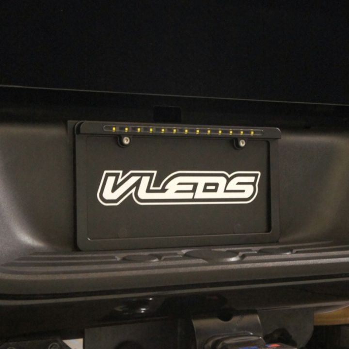 Billet Aluminum License Plate Frame For LPR / LPX Powder Coated Satin Black