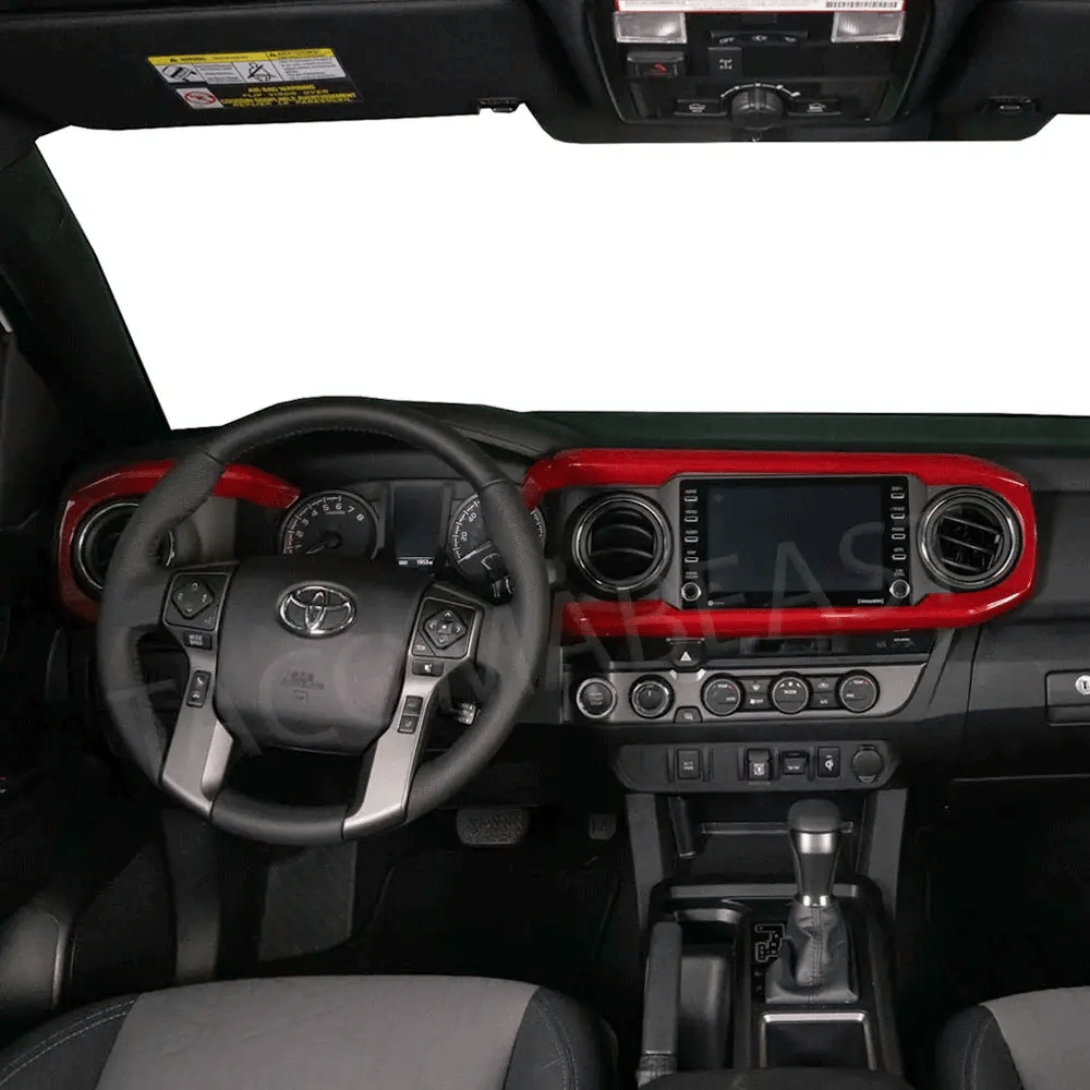 ABS Center Console Dashboard Trim Cover | TACOMABEAST Fits 2016-2023 Toyota Tacoma