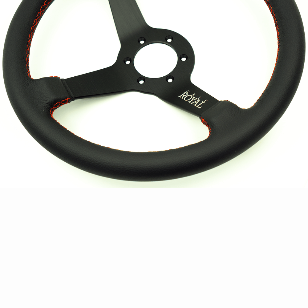Brute – 350mm Steering Wheel – Leather