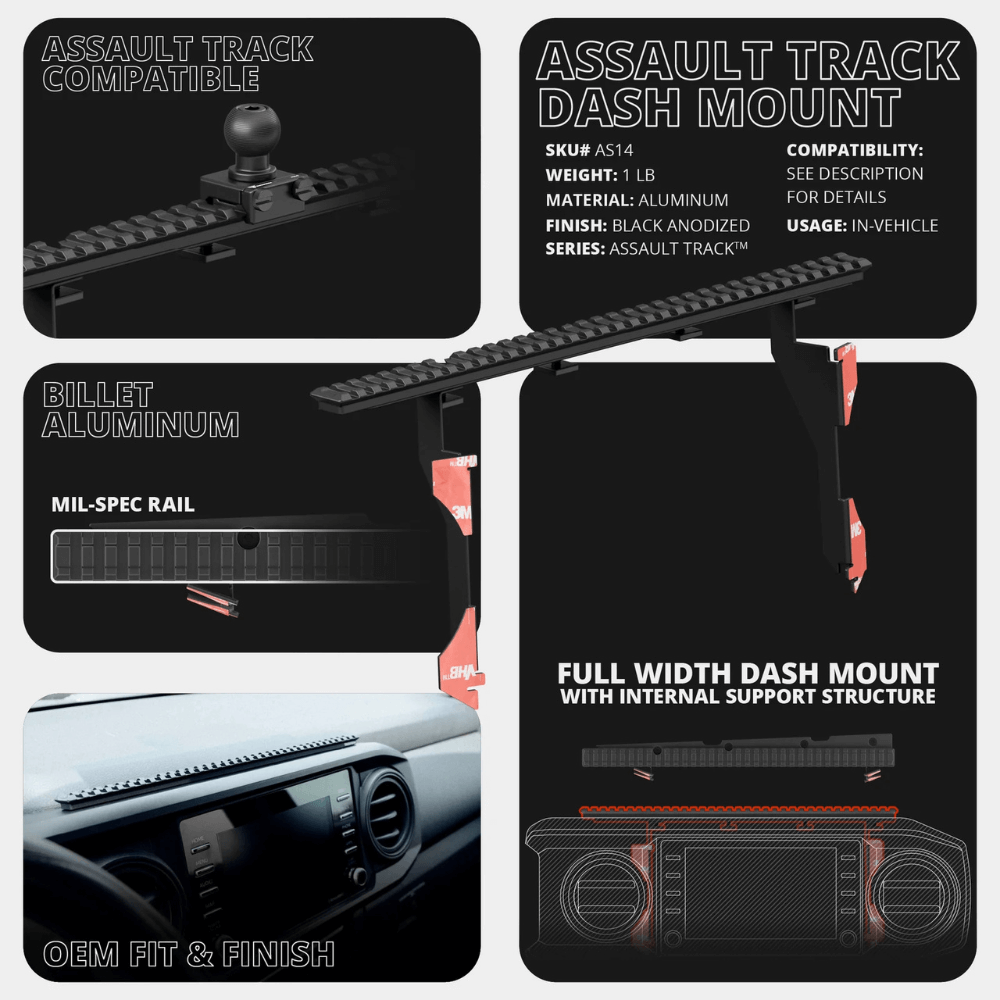 Build Your Own TRAXX Accessory Mount fits 2016-2023 Toyota Tacoma