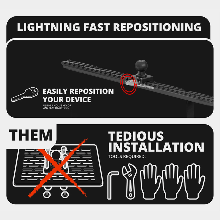 Build Your Own TRAXX Accessory Mount fits 2016-2023 Toyota Tacoma
