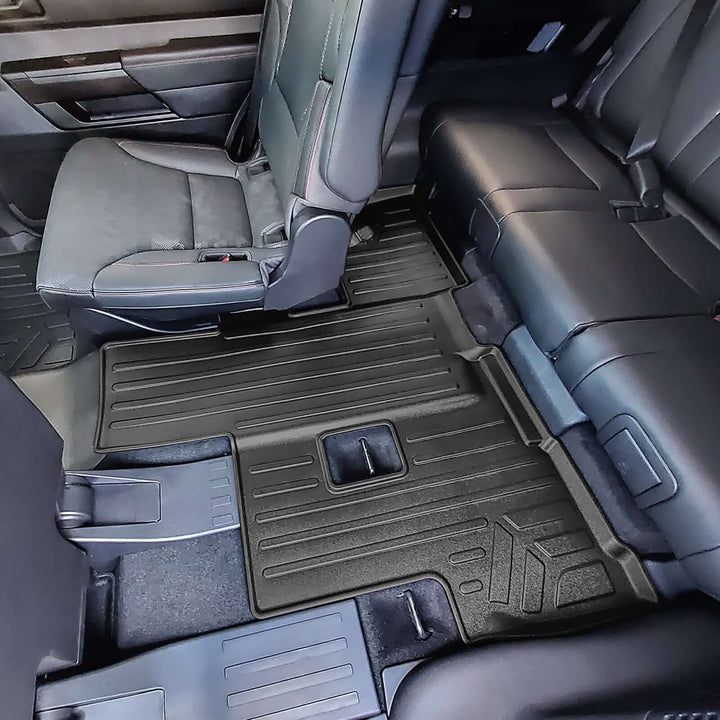 SMARTLINER Custom Fit Floor Liners fits 2023+ Toyota Sequoia (7 Passenger Model without Center Console)