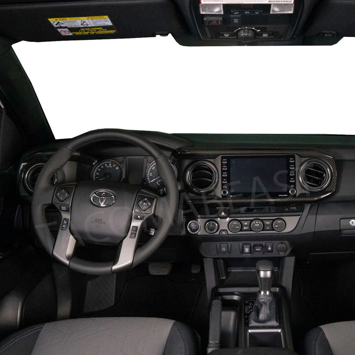 Interior Carbon Bundle (3rd Gen) | Center Console Dashboard Trim + Shift Knob