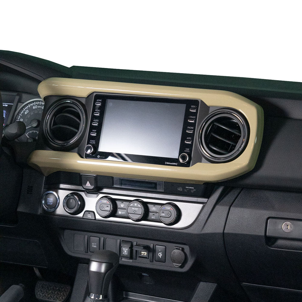 ABS Center Console Dashboard Trim Cover | TACOMABEAST Fits 2016-2023 Toyota Tacoma