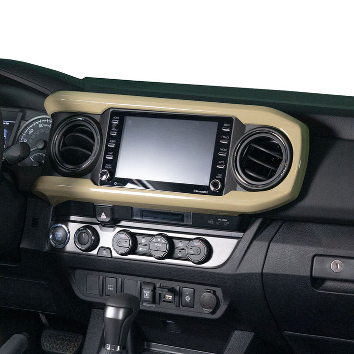 ABS Center Console Dashboard Trim Cover | TACOMABEAST Fits 2016-2023 Toyota Tacoma