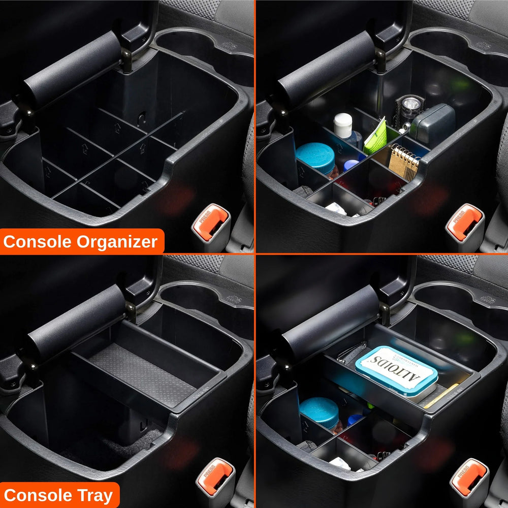 Center Console & Glove Box Organizer Set fits 2005-2015 Toyota Tacoma