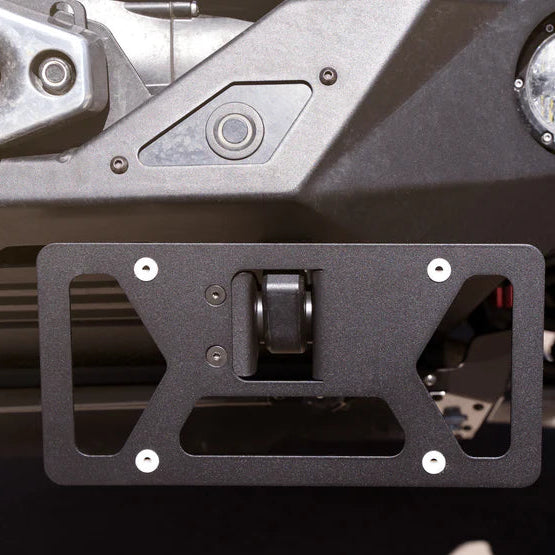 Clevis Mounted License Plate Bracket