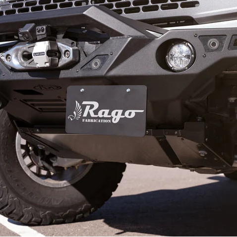 Clevis Mounted License Plate Bracket