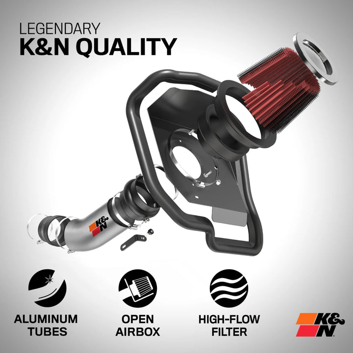 Cold Air Intake - High-flow, Aluminum Tube fits 2012-2015 TOYOTA TACOMA V6-4.0L