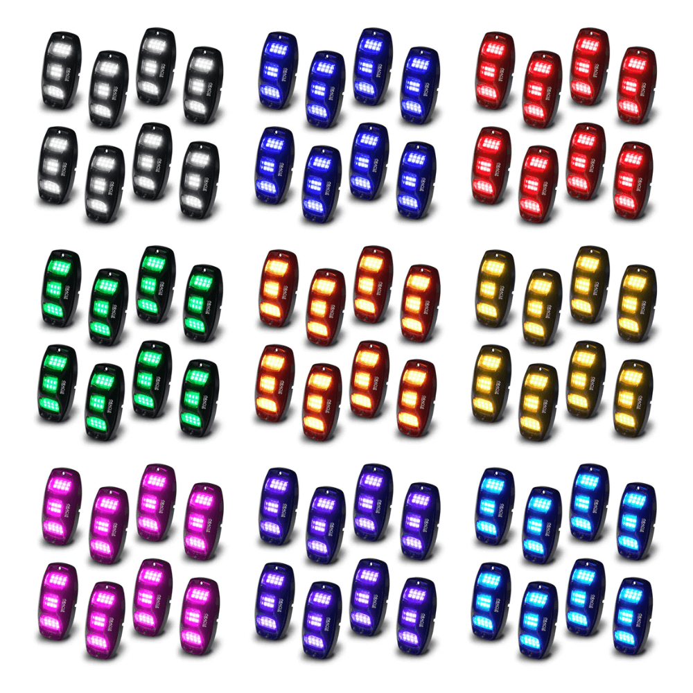 ColorSHIFT RGB+W Underbody Wheel Well Rock Light Kit