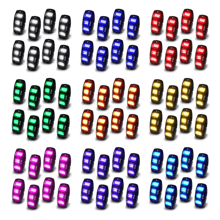 ColorSHIFT RGB+W Underbody Wheel Well Rock Light Kit