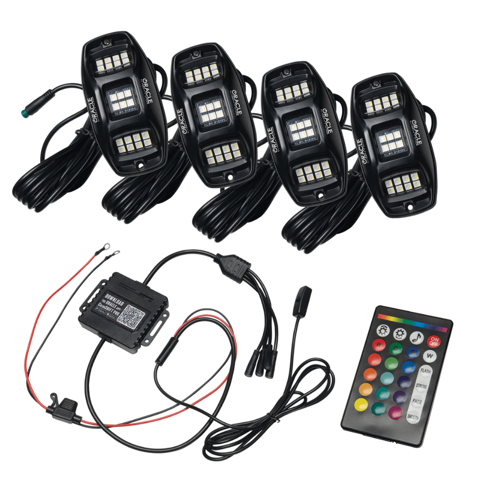 ColorSHIFT RGB+W Underbody Wheel Well Rock Light Kit