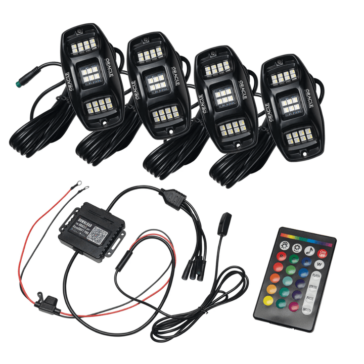 ColorSHIFT RGB+W Underbody Wheel Well Rock Light Kit