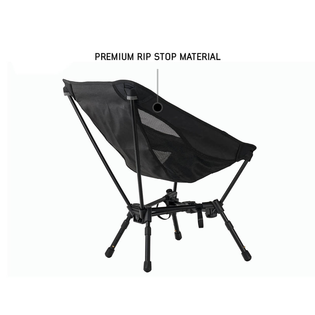 Compact Camping Chair with Collapsible Aluminum Frame