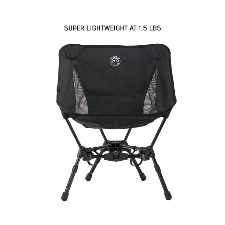 Compact Camping Chair with Collapsible Aluminum Frame