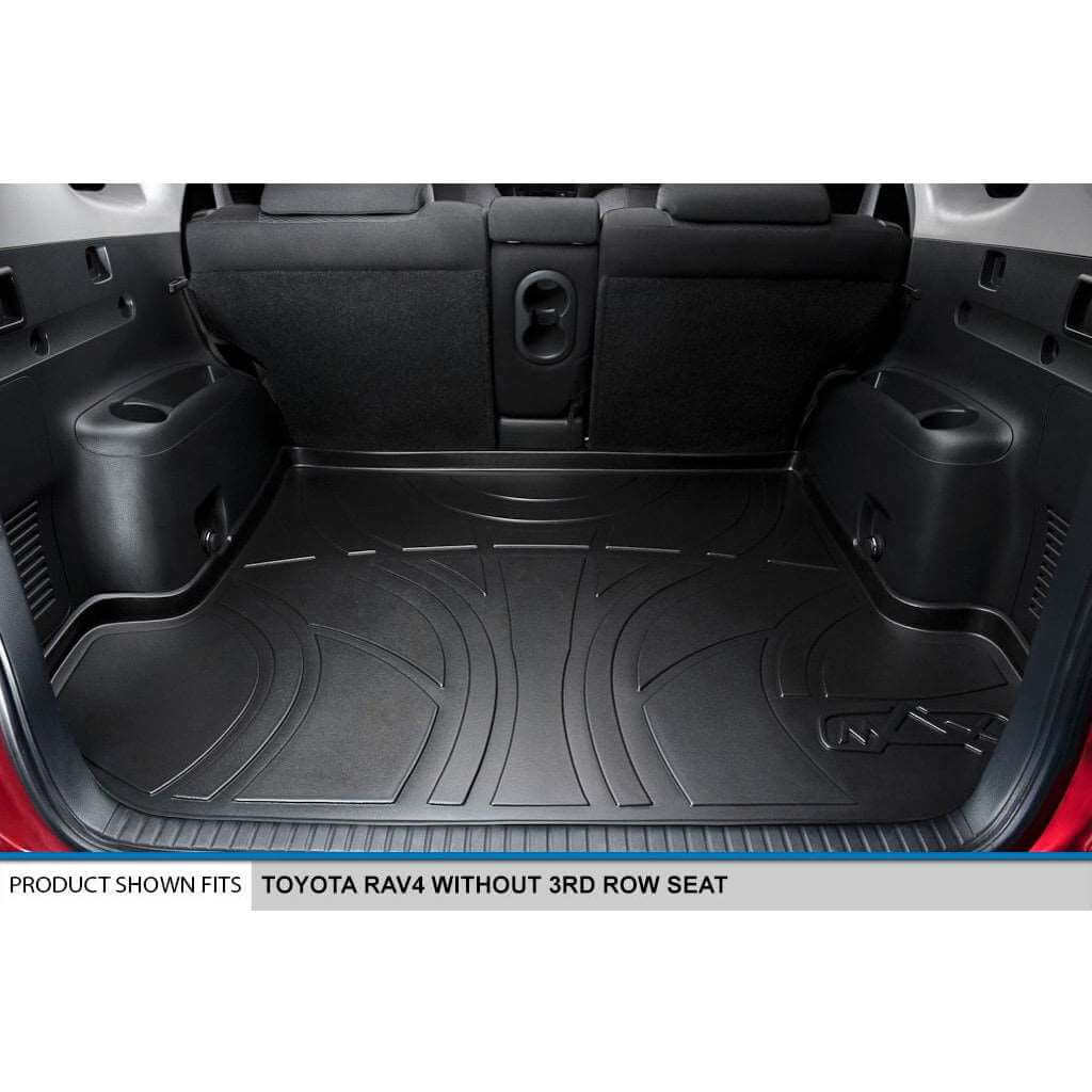 SMARTLINER Custom Fit Floor Liners fits 2006-2012 Toyota RAV4 (without 3rd Row Seat)