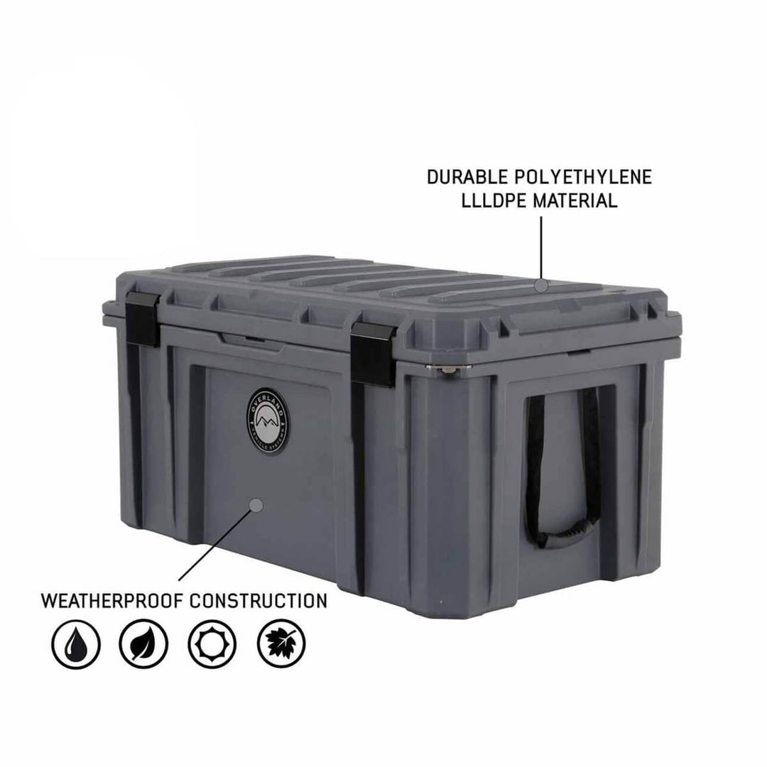 D.B.S. - Dark Grey Dry Box with Drain, and Bottle Opener