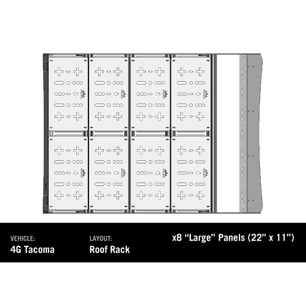 DRIFTR Roof Rack Fits 2024+ Toyota Tacoma