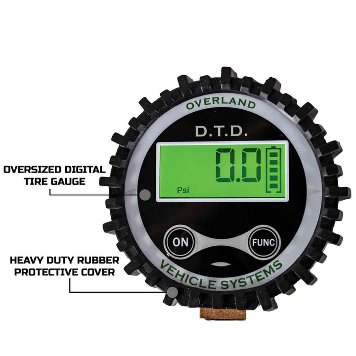 Digital Tire Deflator with Valve Kit & Storage Bag