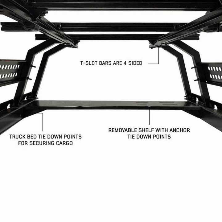 Discovery Rack -Mid Size Truck Short Bed Application