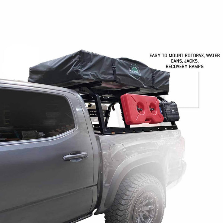 Discovery Rack -Mid Size Truck Short Bed Application