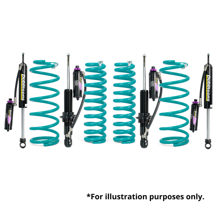 Dobinsons 1-3″ MRR 3-Way Adjustable Suspension Kit & Individual Parts fits 2024+ Toyota Tacoma [HYBRID]