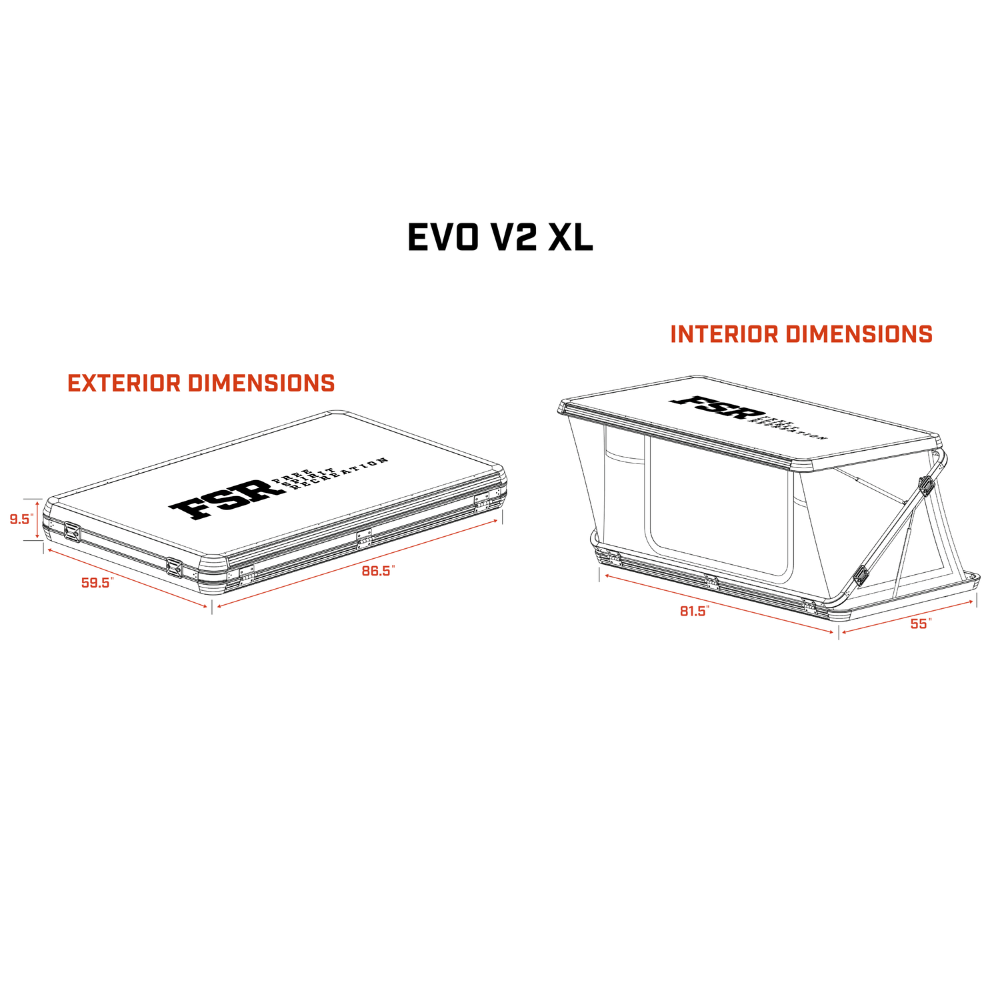 Evolution V2 XL - Rooftop Tent