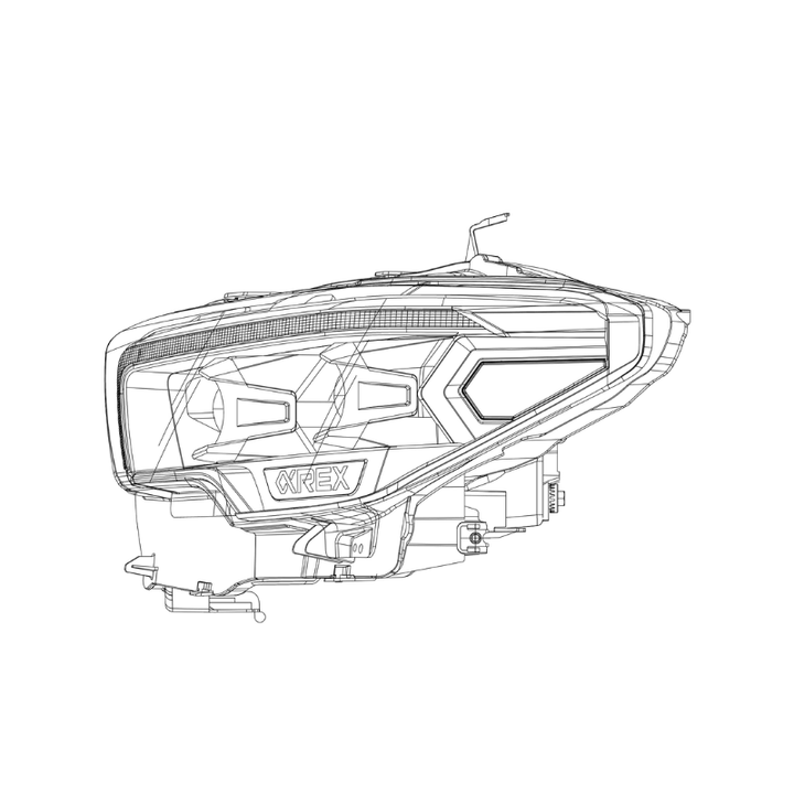 Exclusive 2016-2022 Toyota Tacoma LED Projector Headlights - LUXX Series