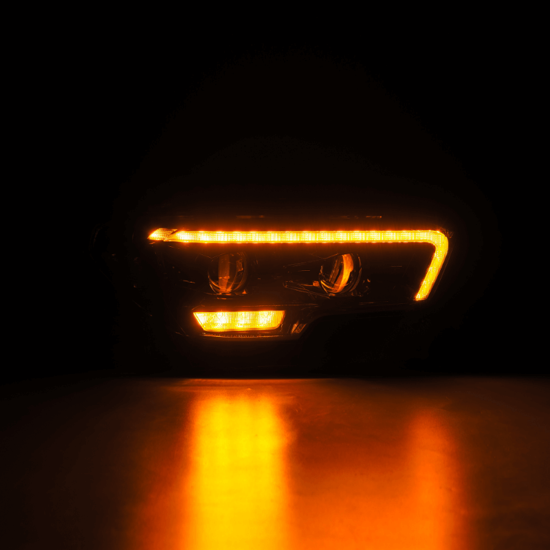 Exclusive PRO-Series Halogen Projector Headlights | Clear DRL Fits 2016-2023 Toyota Tacoma