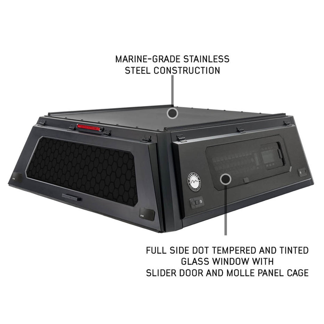 Expedition Truck Cap | 5-Piece Modular Design | Fits 2016-2023 Toyota Tacoma