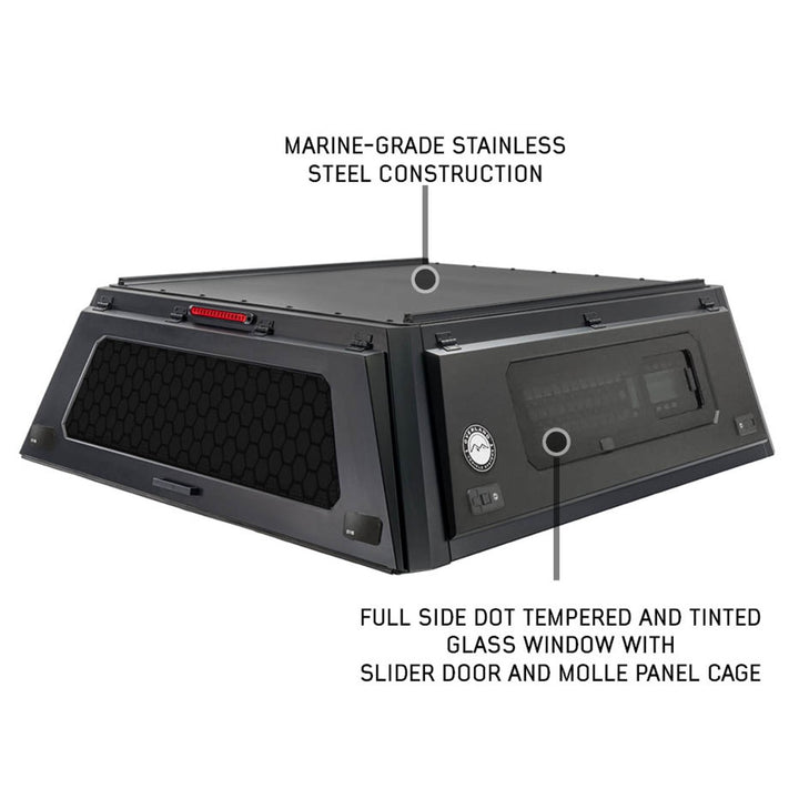 Expedition Truck Cap | 5-Piece Modular Design | Fits 2016-2023 Toyota Tacoma