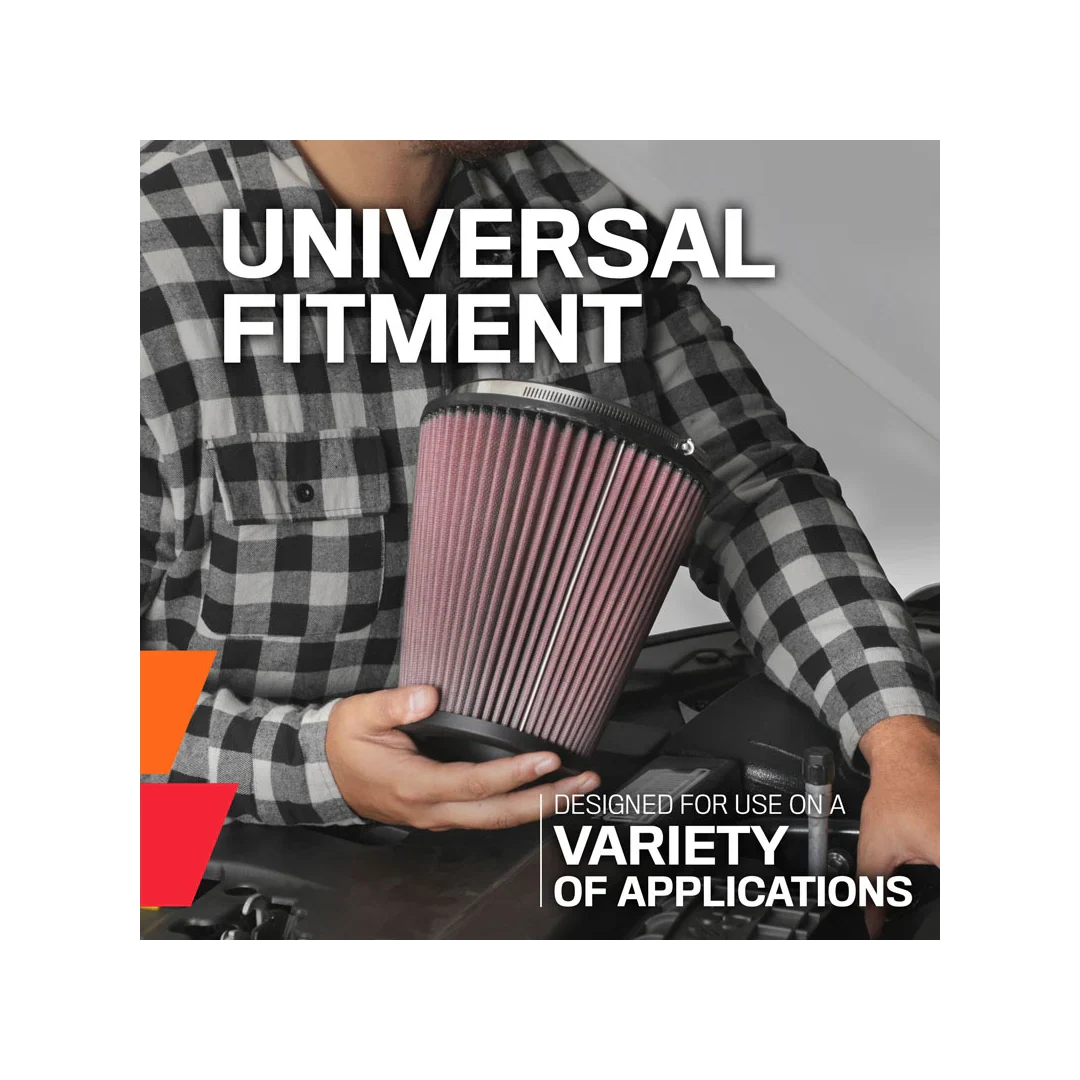 Extreme Duty High-Flow Universal Off-Road Air Filter - 6"FLG, 7-1/2"B, 4-1/2"T, 6"H