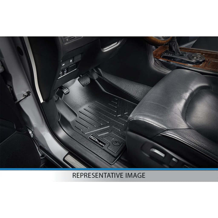 SMARTLINER Custom Fit Floor Liners fits 2008-2011 Toyota Sequoia (with Bench Seat)