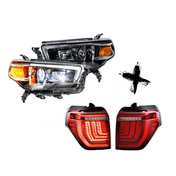 Headlights & Tail Lights XB HYBRID COMBO (2010-2013 4Runner)